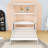 Space-Saving Queen Murphy Bed with Sofa and Headboard-390103199