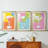 Cosmo  -Custom Framed  Premium Print W Matt - 3 Pieces-1712908313