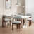 Upholstered Solid Wood Dining Chair with Ergonomic Padded Backrest-1740545650