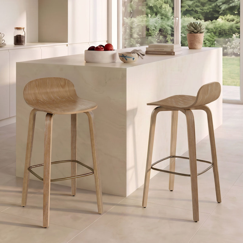 Tabouret de comptoir 27,16 po, Naturel