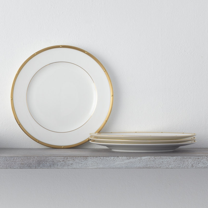 Assiettes à pain et à beurre Noritake Rochelle, 6 1/2 po, Or