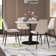 Leong 4 - Person Pedestal Dining Set