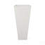 13" X 28.5" Outdoor Modern MGO Cast Stone Planter, White-1232669085-1232669074
