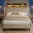 Sharelle Upholstered Storage Bed With Headboard, Charging Station And LED Lights-1960640505