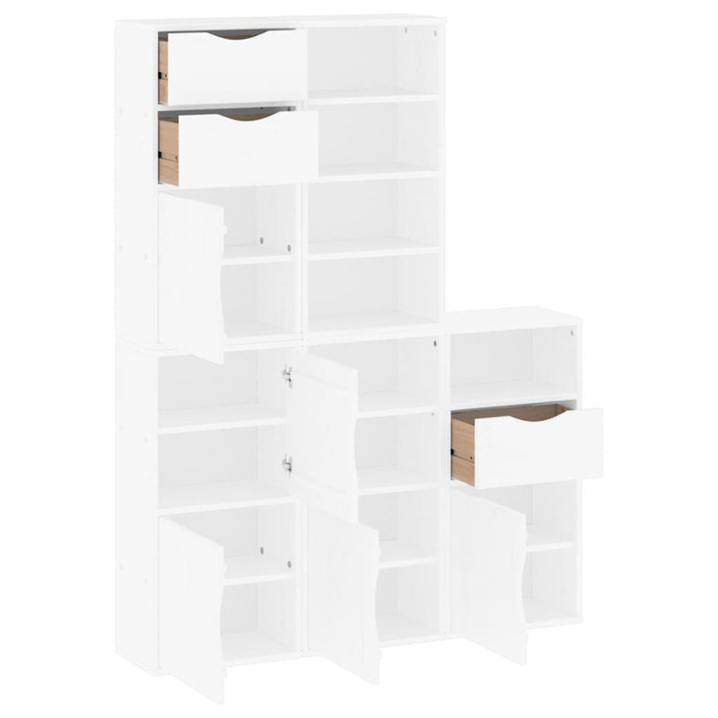 79cm H x 40cm W Bookcase, White