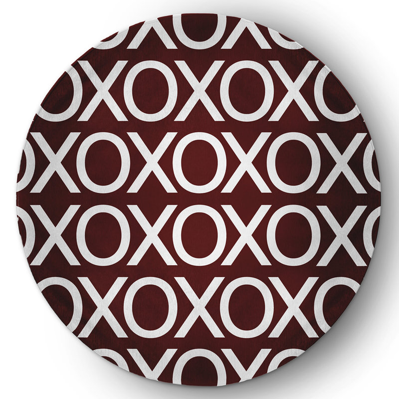 Chenille Indoor Rug, Round 5'