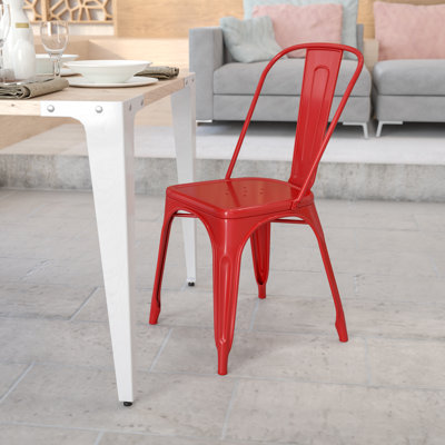 Lily Metal Stackable Side Chair 
