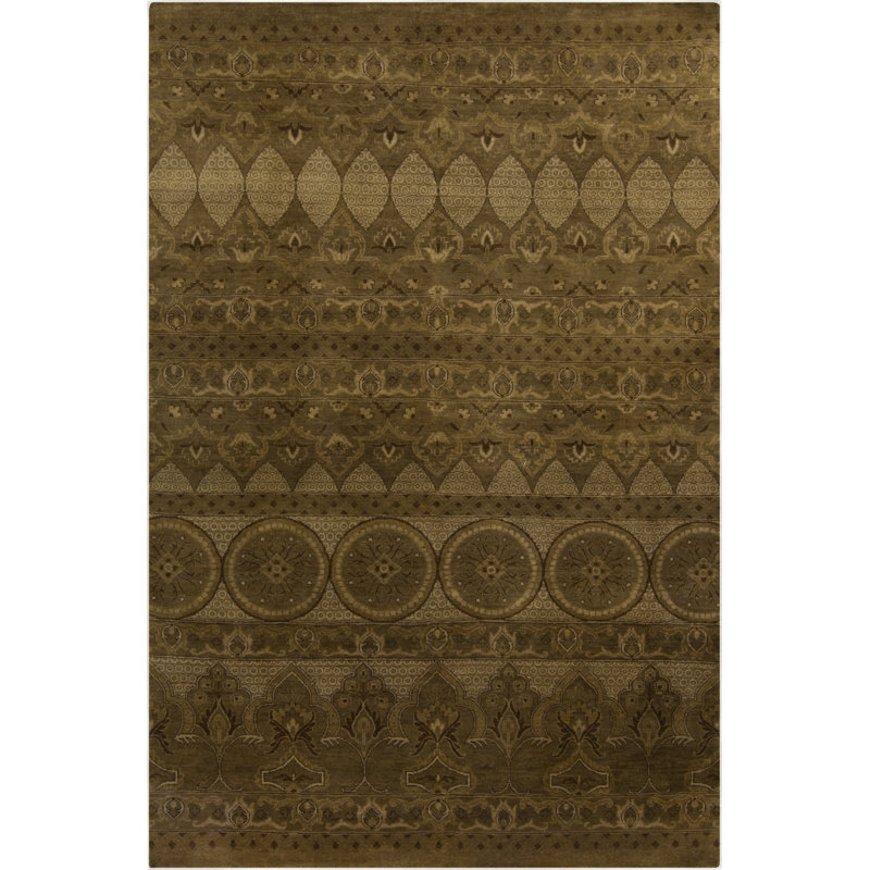 Kenedy Wool Oriental Indoor Rug, Rectangle 5'6" x 8'6"