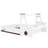 Full-Size Kids Car Floor Bed with Storage Drawers, Window & Desk, Fun Child Car-Shaped Design, White-2042061762-2042061763