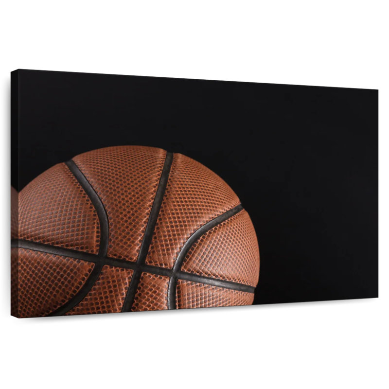 Ballon de basket-ball rétro Sireci, H 24 po x l 36 po