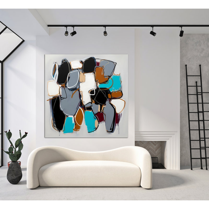 Urban Reverberation, 36" H x 36" W