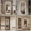 Miroir mural pleine longueur 63 po x 24 po à DEL, éclairage à intensité variable 3 couleurs, incassable, fonction mémoire, à brancher ou câblé pour la chambre à coucher