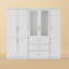 Armoire multifonctionnelle avec tiroirs H 74,9 po x l 79,3 po Ashling