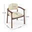 2 - Pack Dining Room Chairs, Sturdy Rubber Wood, Comfortable PU Foam Seat, Ideal For Home & Kitchen
