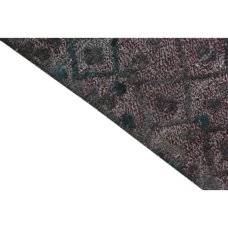 Tapis de couloir gris foncé Judy