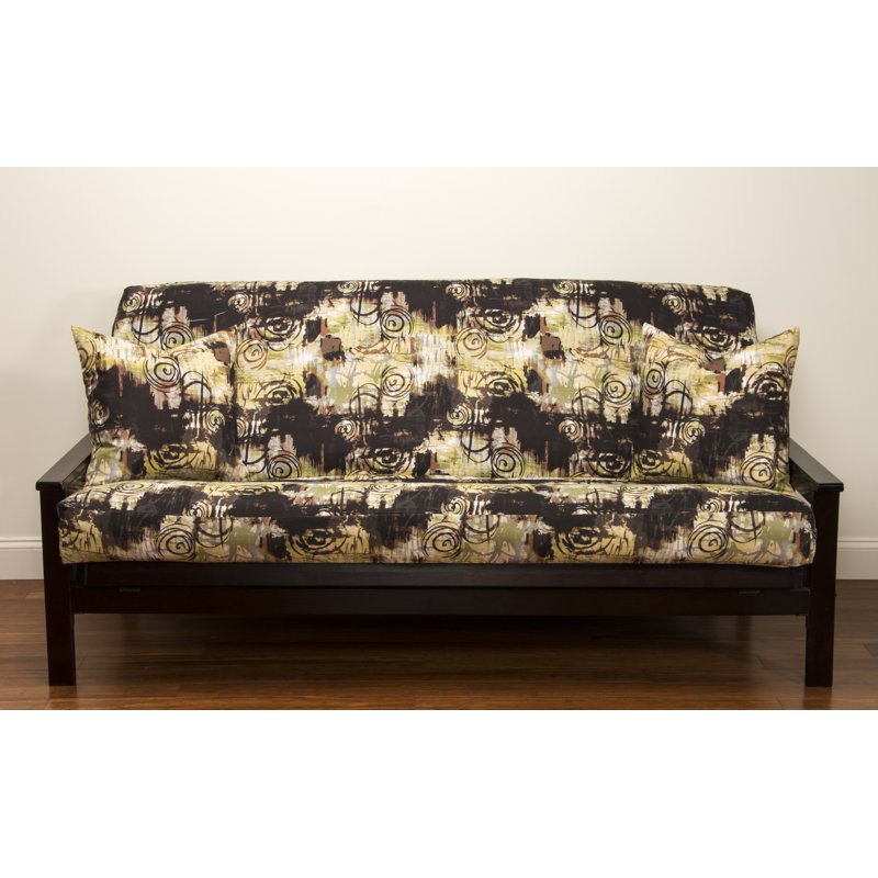 Futon à fermeture à glissière Graffiti, Simple
