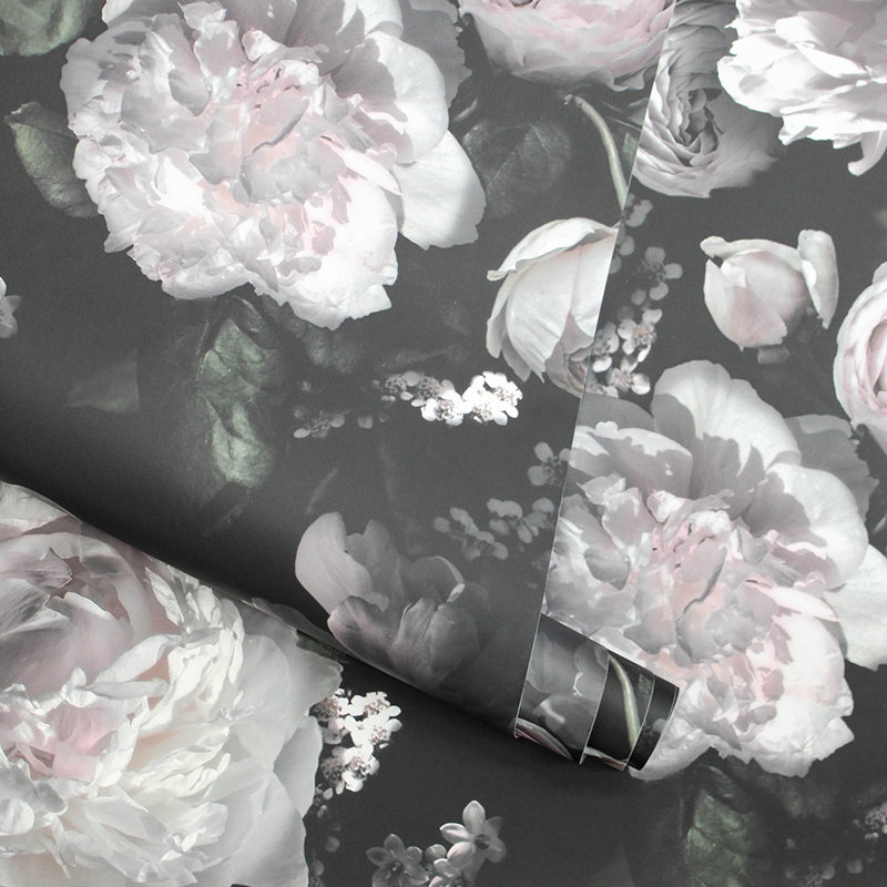 Papier peint adhésif floral Moody