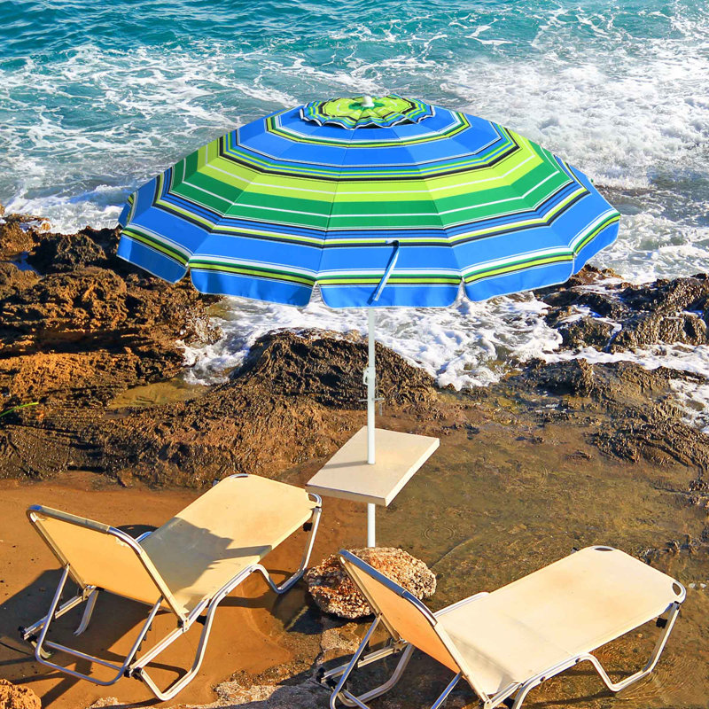 Parasol de plage Miraclle, H 86,6 po x l 82,7 po x P 82,7 po