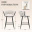 Upholstered Counter Stool With Metal Frame-244897747-244897746