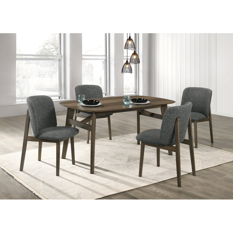 Cordray Ash Solid Wood Base Dining Table, 75cm H x 180cm W x 90cm D
