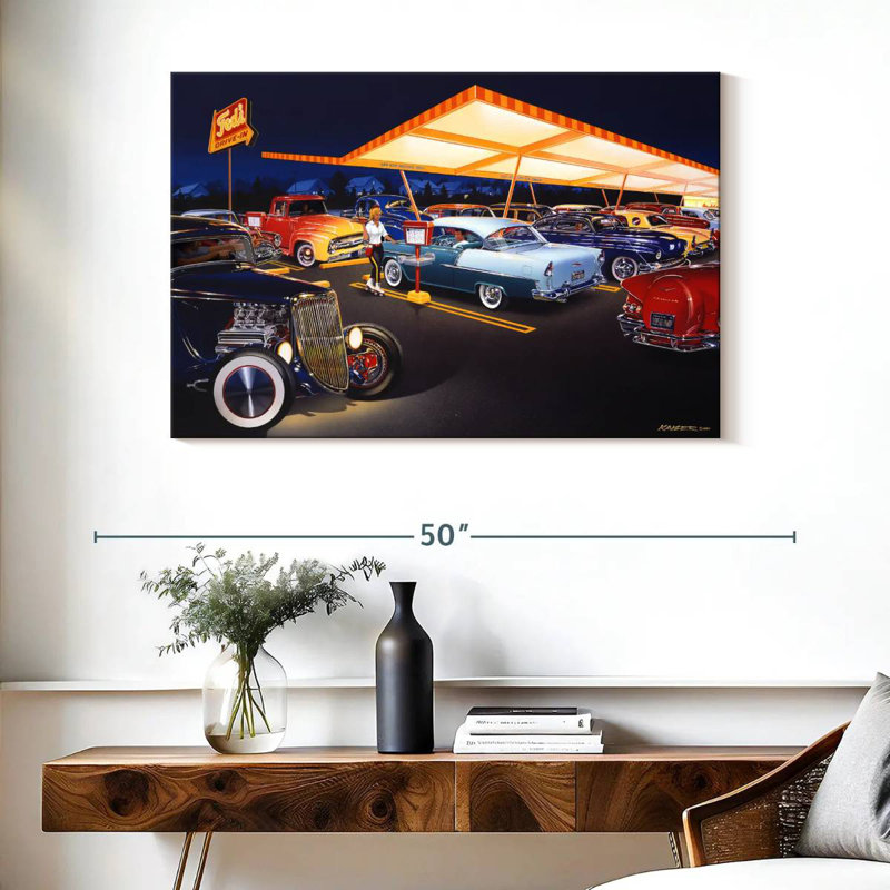 Mehar Ted's Drive-In, 26" H x 39" W