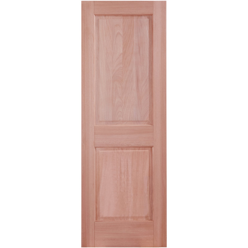 Porte standard à panneaux en bois brut, 26 po x 80 po