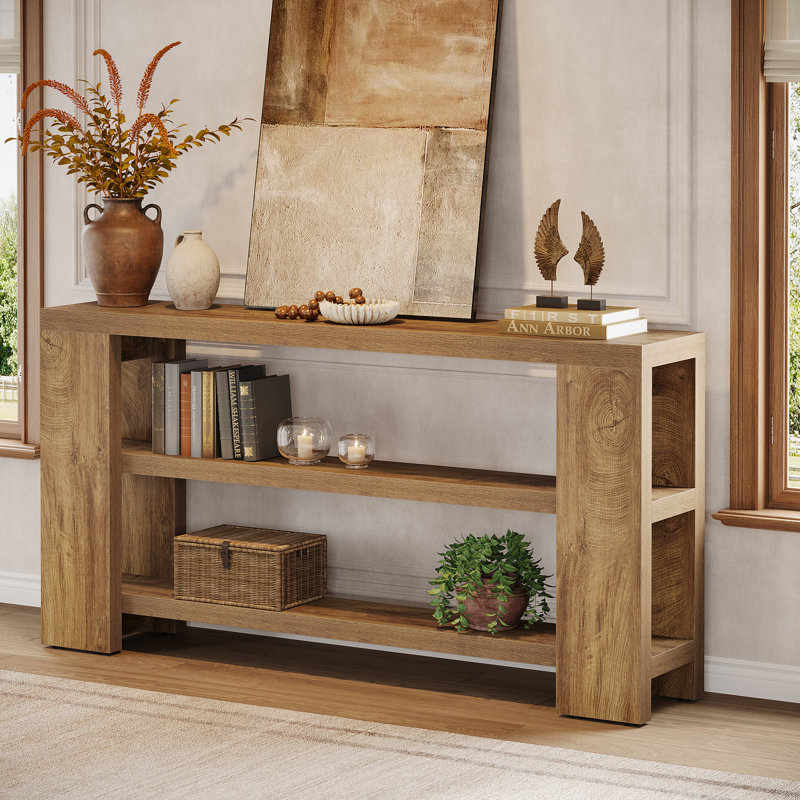 70-Inch Narrow Long Entry Console Table with Storage for Hallway, Entrance, Foyer