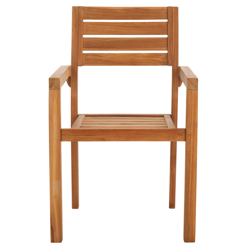 Leon Outdoor Teak Dining Armchair