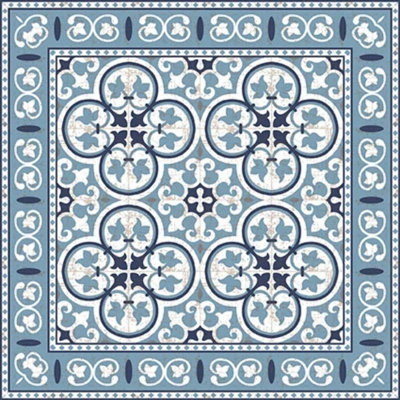 Pinta Blue Cushioned Kitchen Mat