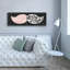 «Ridiculous Mustache Vintage Panel Black and Pink» par Michael Mullan, art mural sur toile-102878167