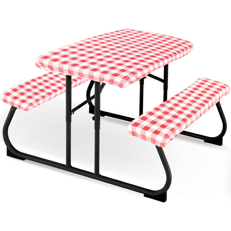 3 Pieces Picnic Table Cover For Bench Covers Fitted Ta...