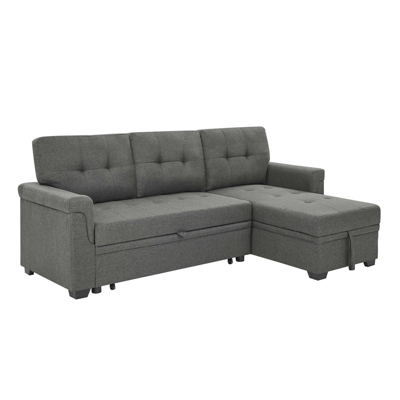 86'' Upholstered Pull-Out Sofa Bed