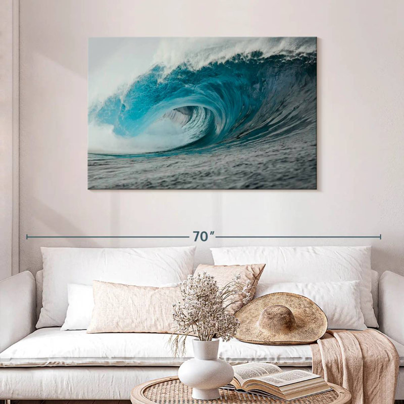 Gillard Violent Blue Wave, 30" H x 45" W