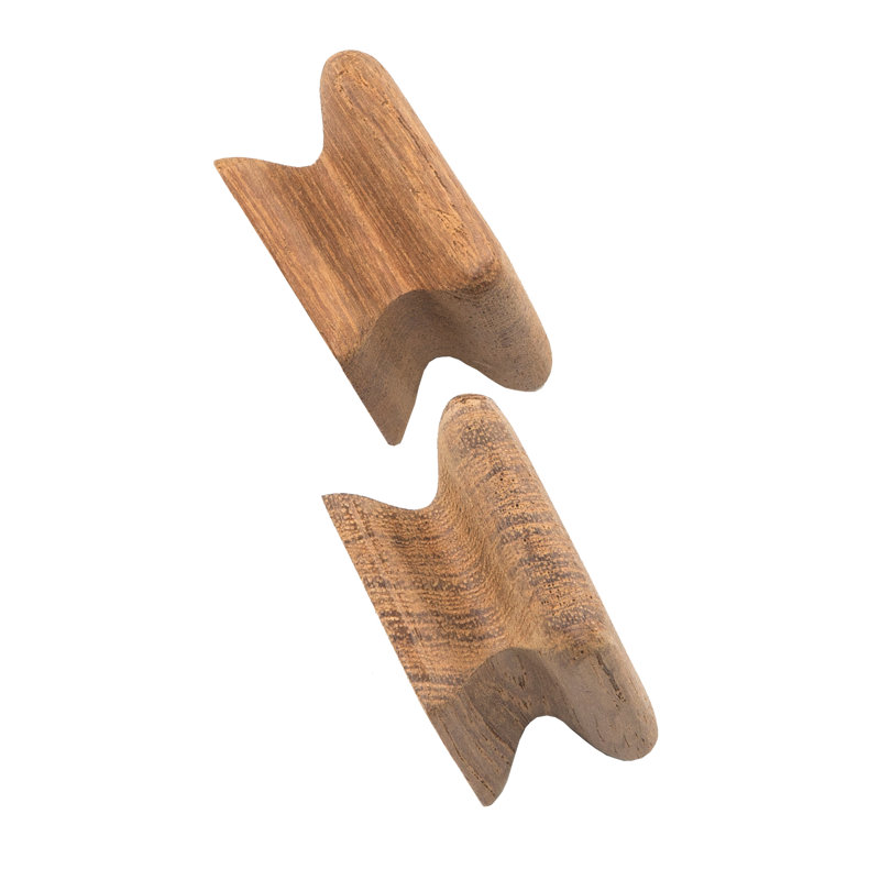 2 Pack Teak Square Drawer Pull