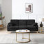 Modern Chenille Upholstered Fabric 3-Seat Lothair With Pillow-1097783894