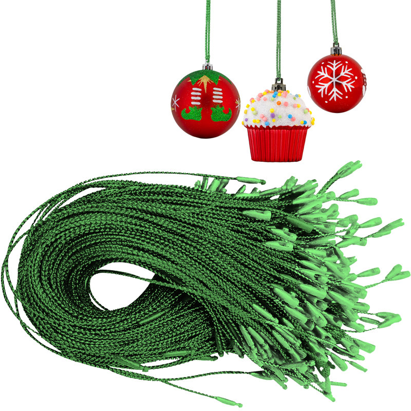 Ensemble de 200 crochets décoratifs pour fêtes R’ND Jouets, Vert