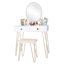 Ensemble coiffeuse avec miroir-299344646