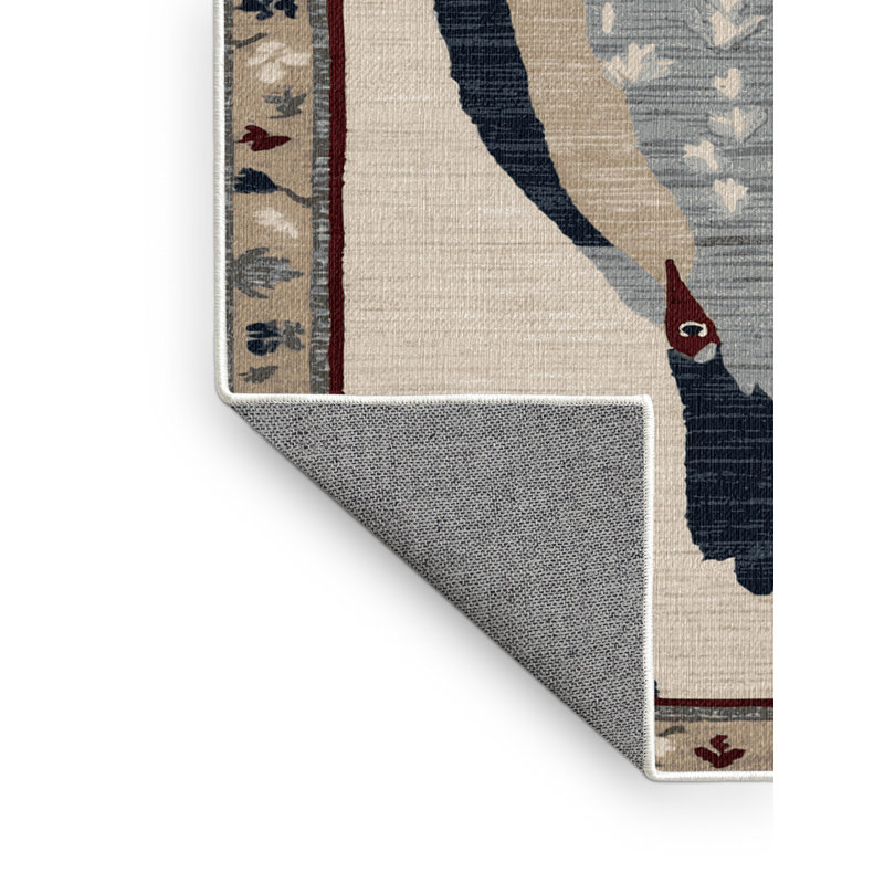  Tapis lavable aux yeux rouges, Rectangle 4pi x 6 pi
