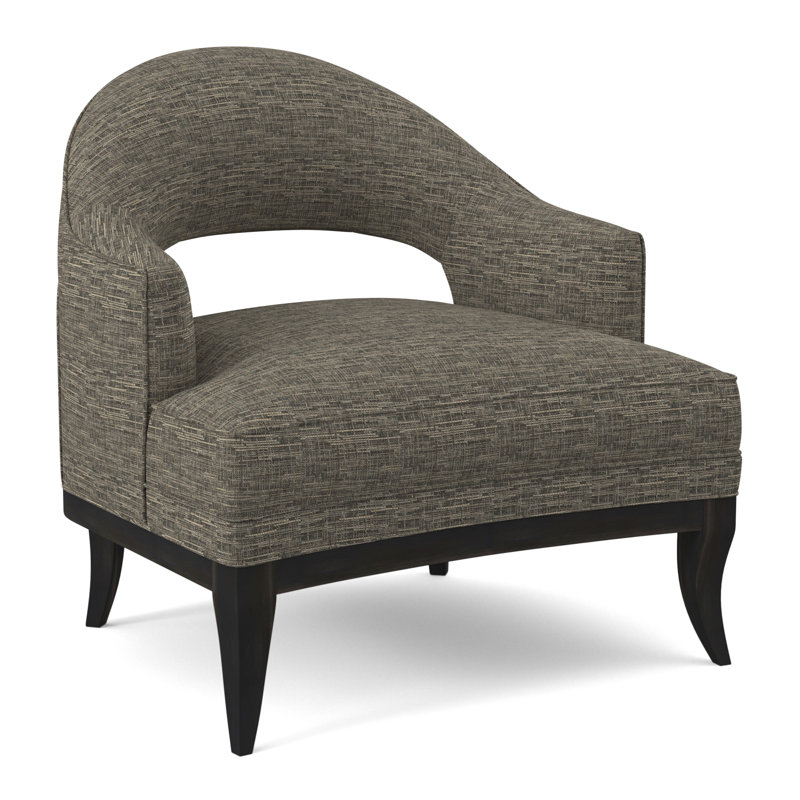 Mariposa 29'' Wide Armchair, Bruges Linen, Espresso
