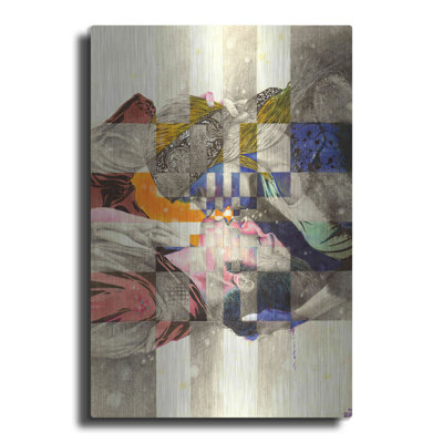 Red Barrel Studio® 'Kiss ll' by MinJae, Metal Wall Art