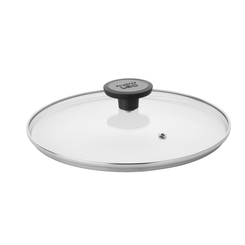 Green Aluminum Non-stick Casserole with Glass Lid