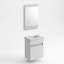 Ensemble de meuble-lavabo simple avec miroir Alastair-1096855486