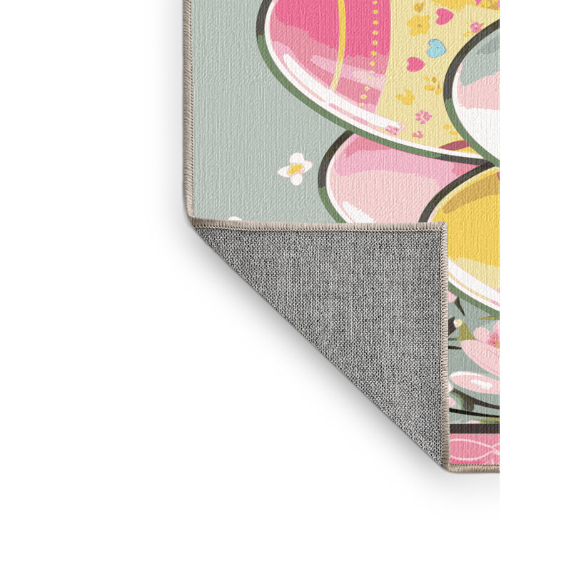 Le tapis des Fêtes de Pâques Printemps Aisle®, Rectangulaire 2 pi x 3 pi