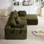 Canapé modulaire en chenille, L 108 po, combinable pour le salon, la chambre à coucher, la chambre à coucher à 6 coussins, combinable, la pièce-631438561-631438562-631438563