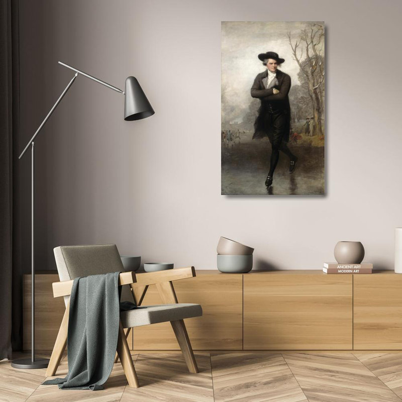 «The Skater» par Gilbert Stuart - Art mural sur toile tendue avec châssis, H 24 po x l 17 po