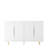 White Fluted Storage Unit - Multifunctional Sideboard For Bedroom Large Buffet Modern Dining Room-1766836827