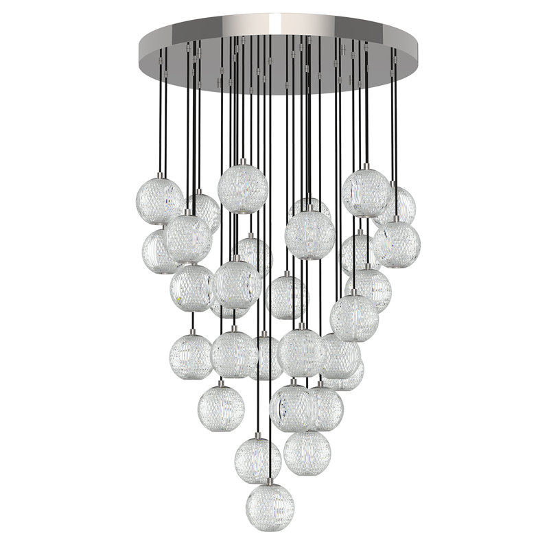 Marni 30 - Light LED Pendant, Polished Nickel