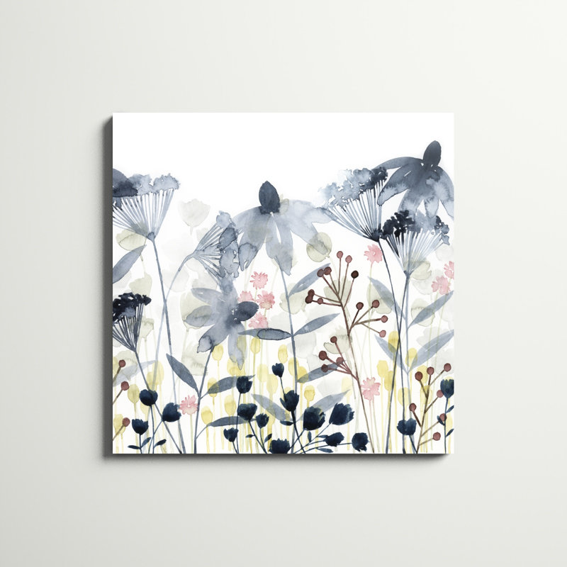 «Layered Gardens II», peinture sur toile, H 36 po x l 36 po