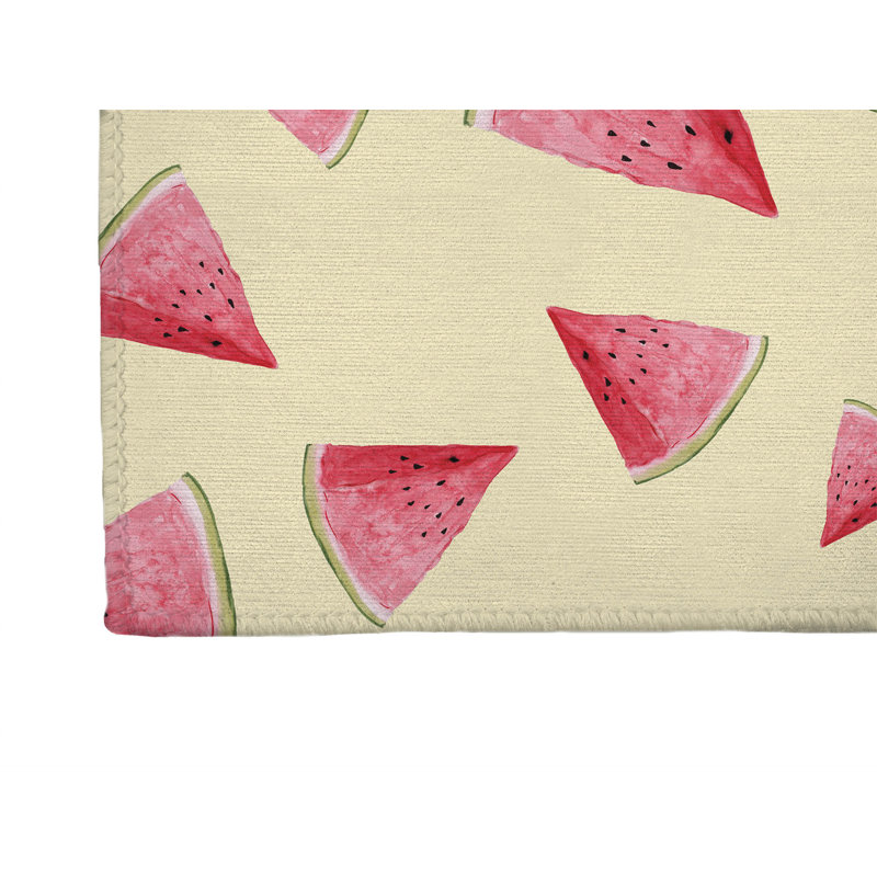 Summer Melon Outdoor Rug, Runner 2'6" x 8'