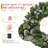 30 " Pre-Lit Handmade Mixed Greenery Wreath